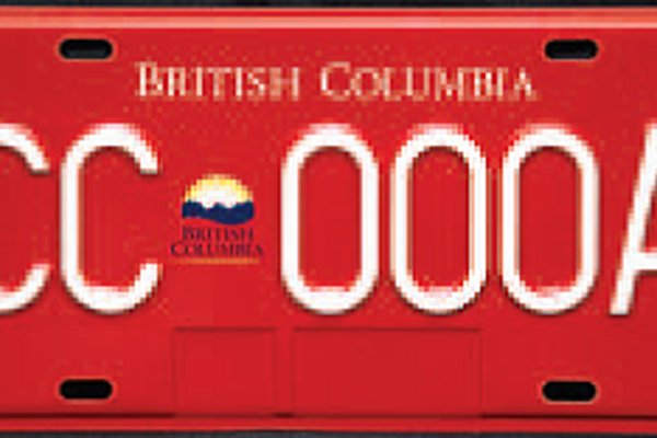 BC License Plates
