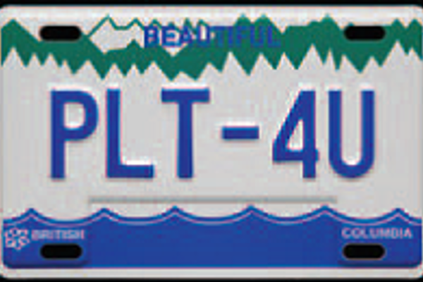 BC License Plates