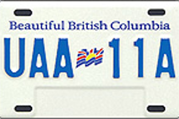 BC License Plates