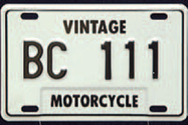 BC License Plates