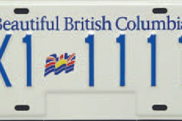 BC License Plates